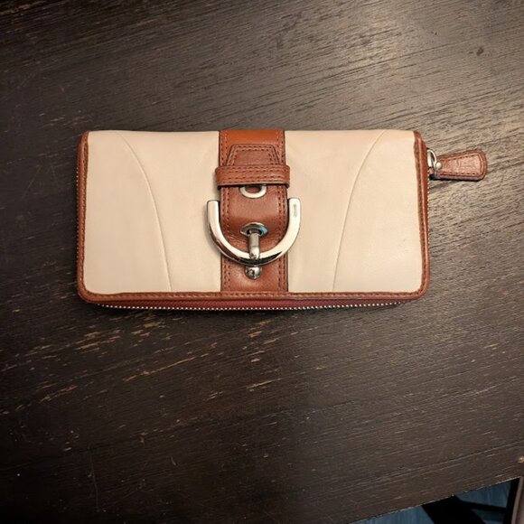 COACH Soho Lynn Leather Hobo Shoulder Handbag + Matching Wallet - Picture 9 of 14